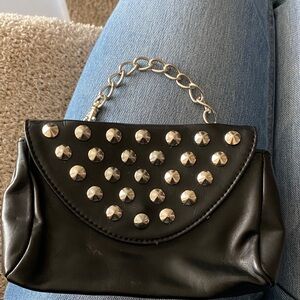 Studded Black Handbag